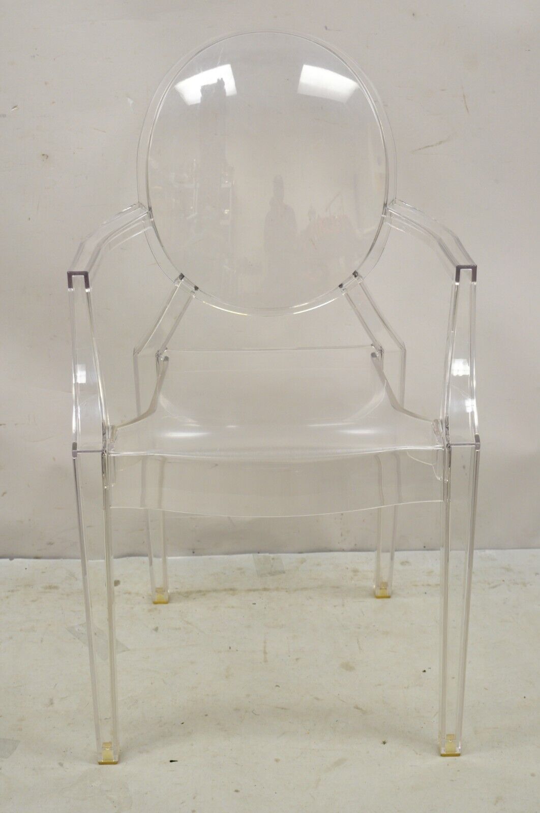 Kartell Designs Louis Ghost Arm Chair Philippe Starck - Set of 3