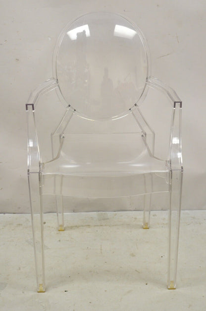 Kartell Designs Louis Ghost Arm Chair Philippe Starck - Set of 3