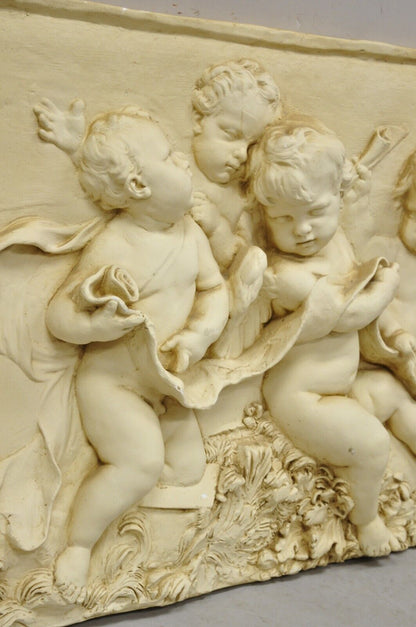 Vtg Wall Art by Empire Art Products Putti Cherub Group after François Du Quesno