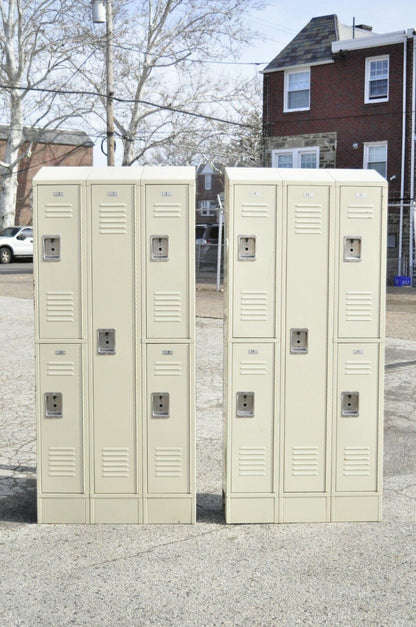 ASI Storage Solutions 5 Section 3 Wide Slope Top Gym School Locker (B)