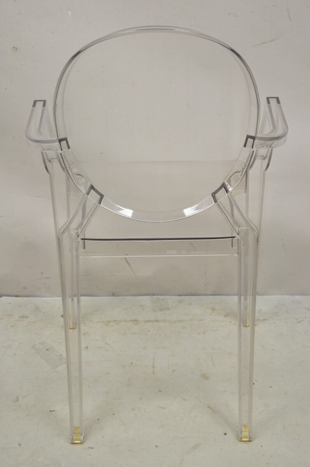 Kartell Designs Louis Ghost Arm Chair Philippe Starck - Set of 3