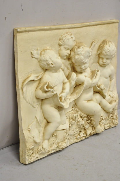 Vtg Wall Art by Empire Art Products Putti Cherub Group after François Du Quesno